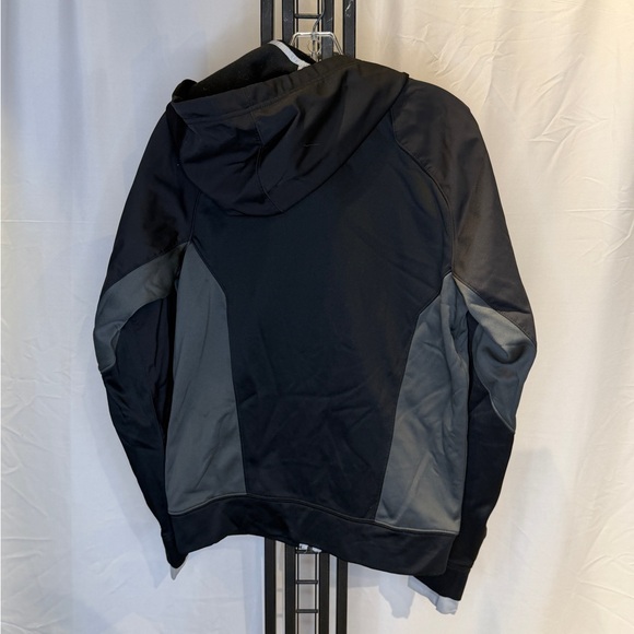 Nike Black and Gray Full-Zip‎ Hoodie - Picture 3 of 4